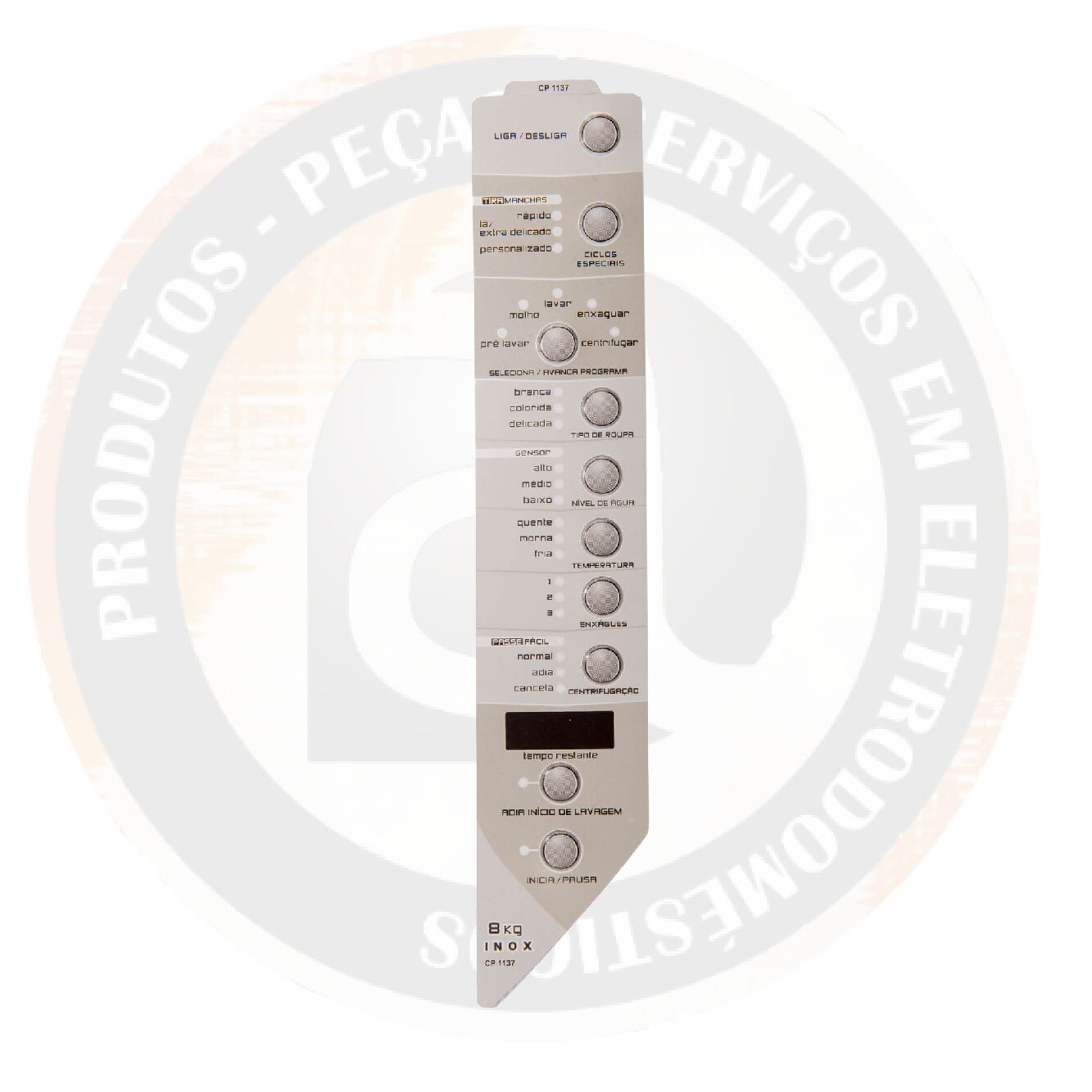 Adesivo / Painel Decorativo Brastemp 8Kg (Cinza)