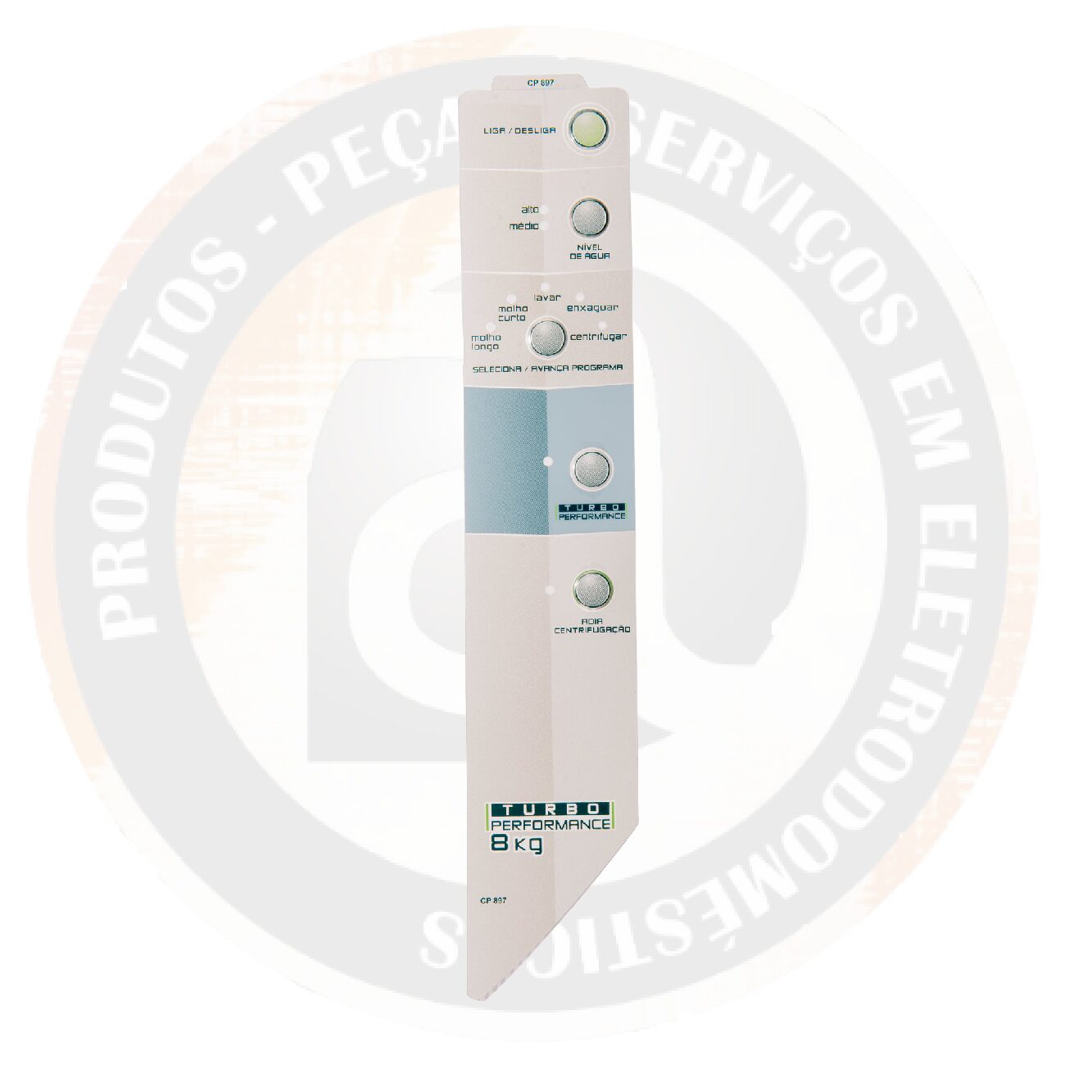 Adesivo / Painel Decorativo Brastemp 8Kg Perfio Velazque (Similar)