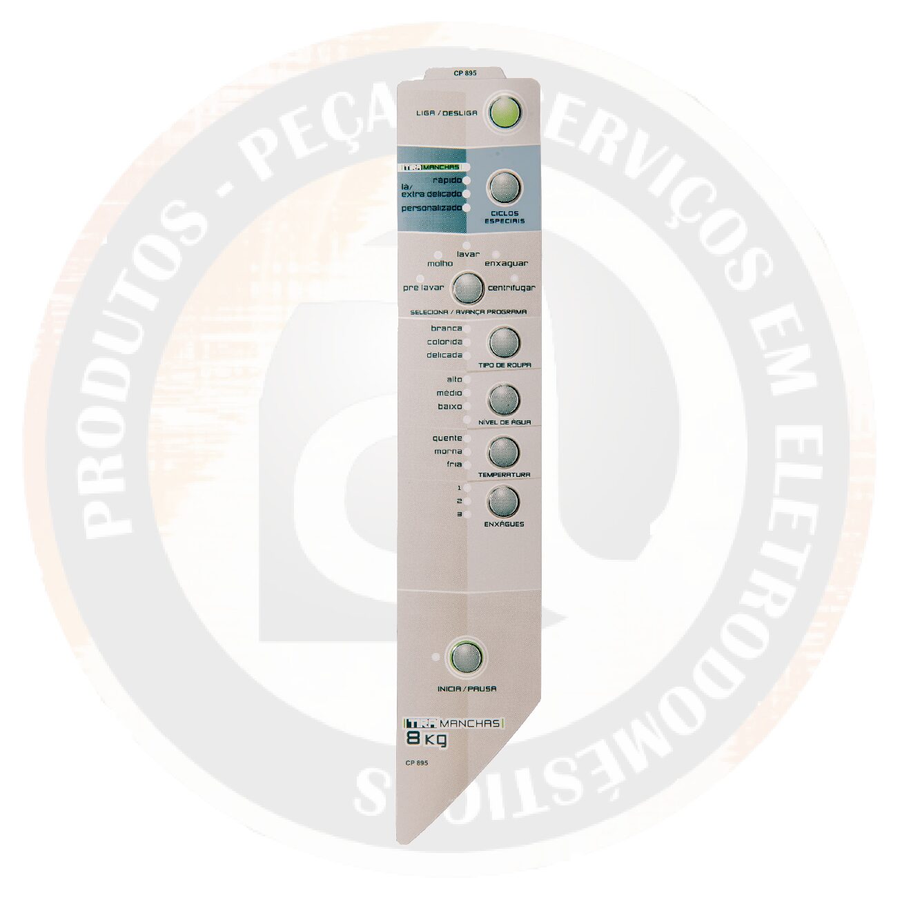 Adesivo / Painel Decorativo Brastemp 8Kg Velasquez Tira Manchas (Similar)