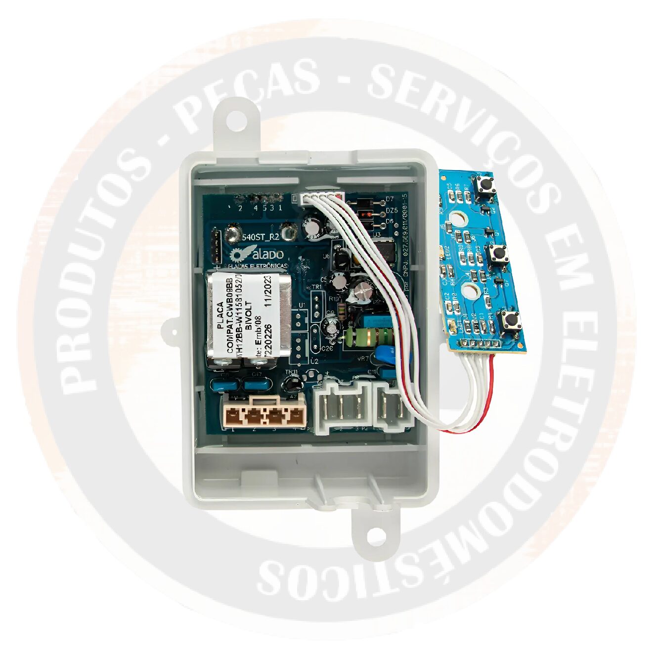 Placa De Potência Com Seletora E Interface Bivolt – Similar CWB09 / CWH12 (Alado)