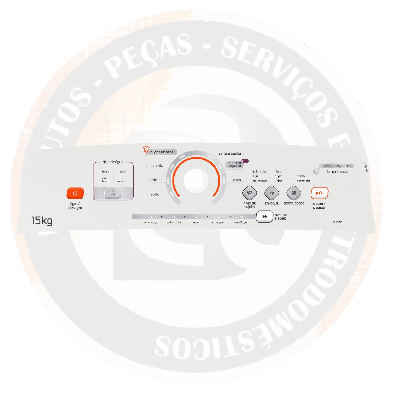 Adesivo / Painel Decorativo Brastemp BWK15