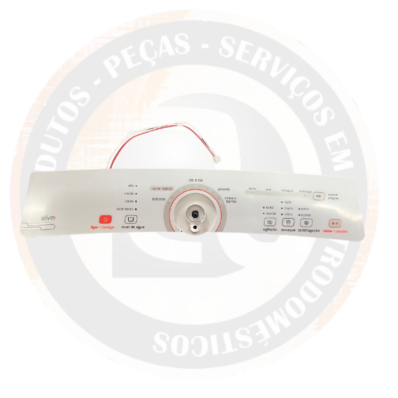 Placa Painel / Interface Com Console Plástico – Similar Brastemp