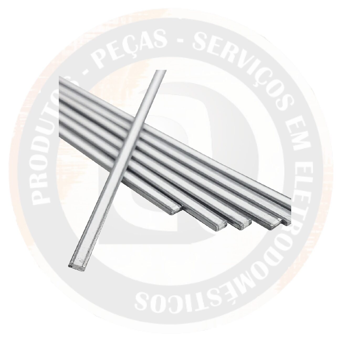 Vareta De Solda Chata Alumínio X Cobre Com Fluxo Unidade