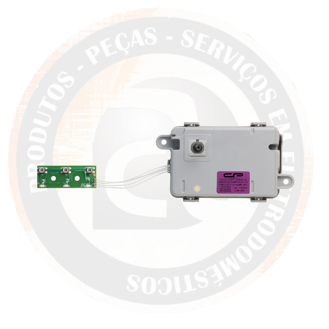Placa Potência / Seletora Com Interface Bivolt – Consul CWH12 Versão 1