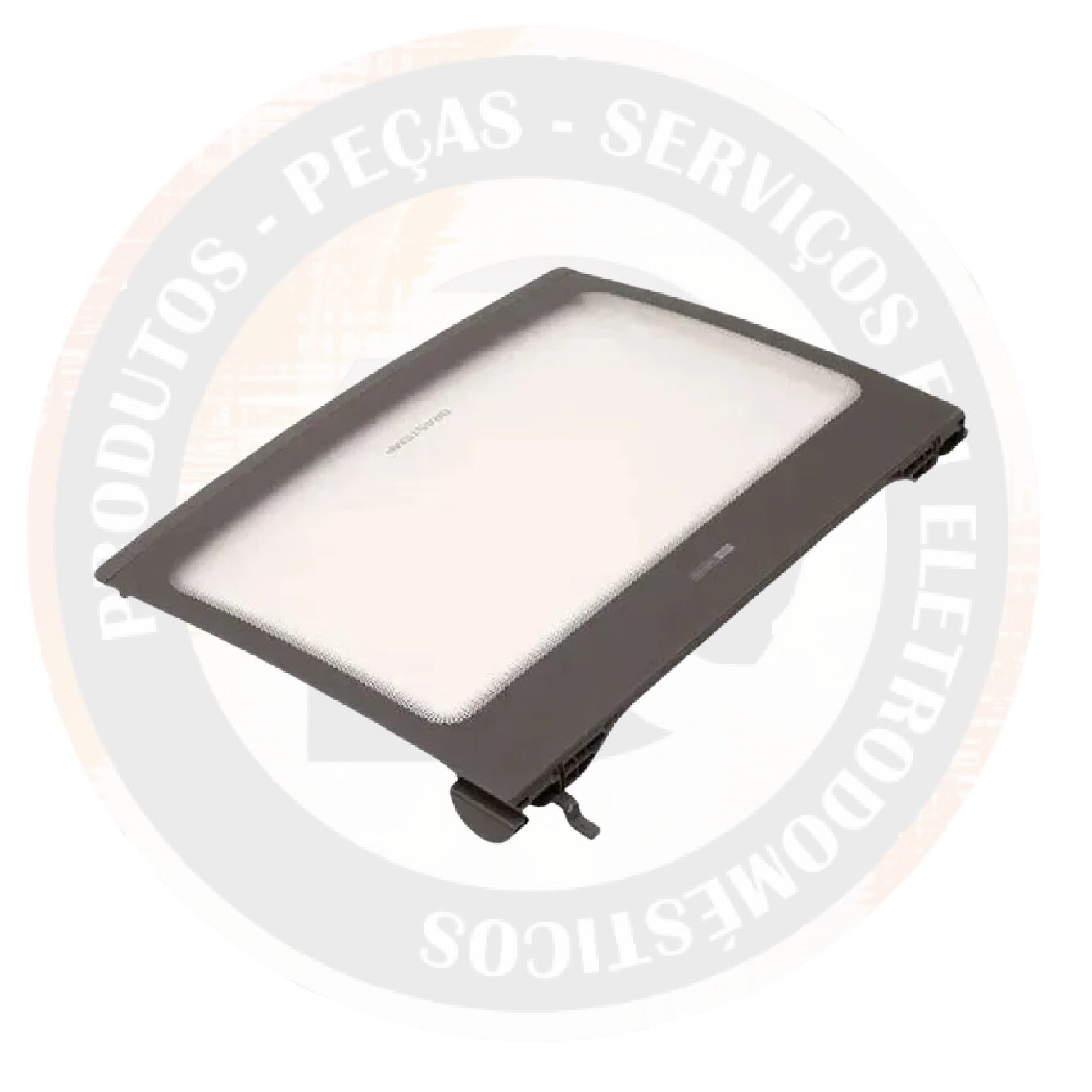 Tampa Móvel De Vidro – Lavadora Brastemp (Original)