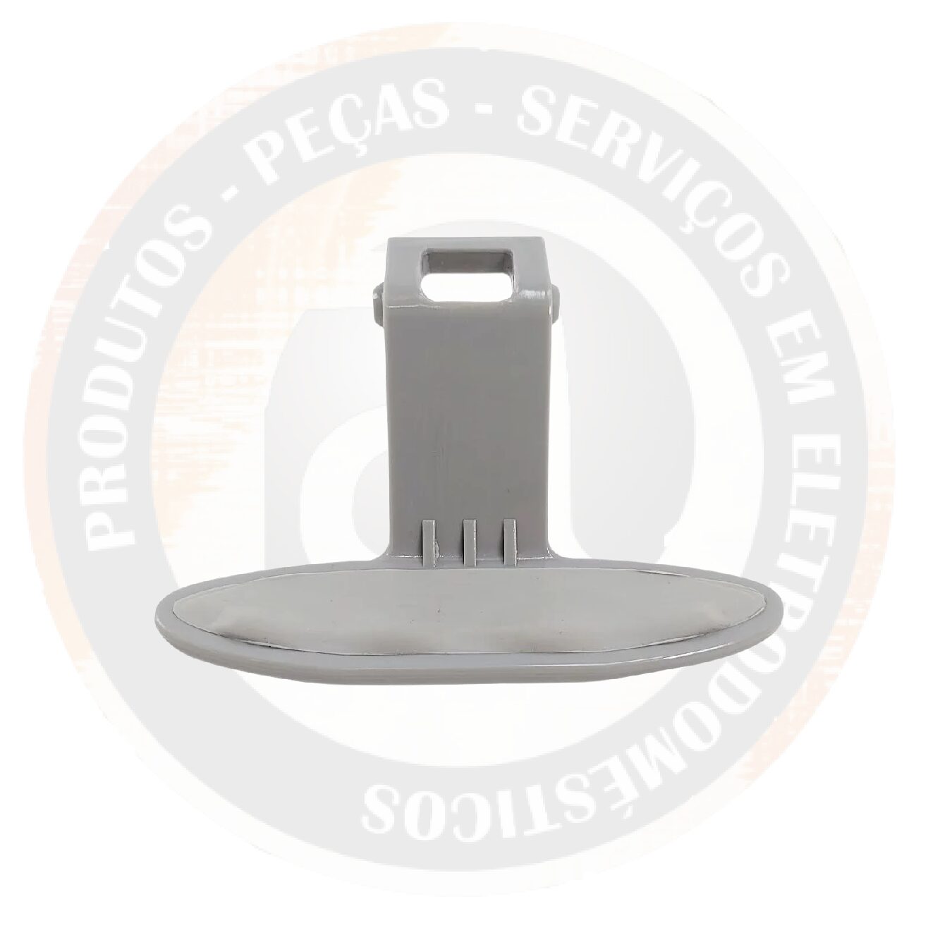 Puxador Da Porta Cinza –Similar Lava E Seca LG