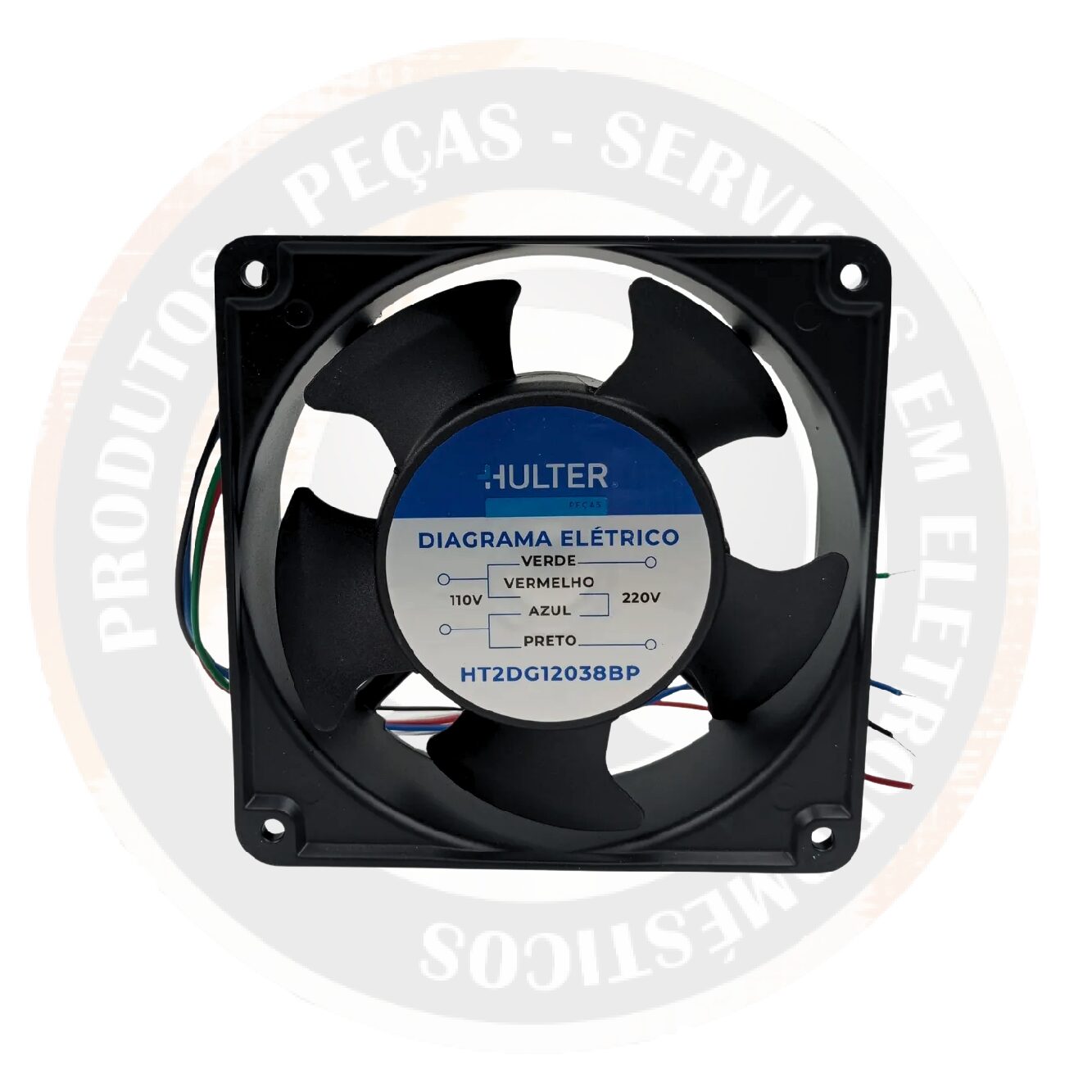 Micro Ventilador (Cooler) Com Bucha 120mm- Bivolt