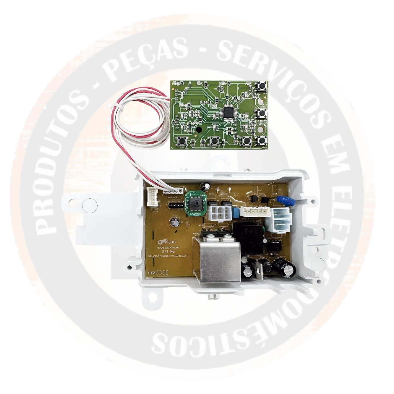 Placa De Potência Com Pressostato Bivolt – Similar Brastemp BWK12 / BWK13