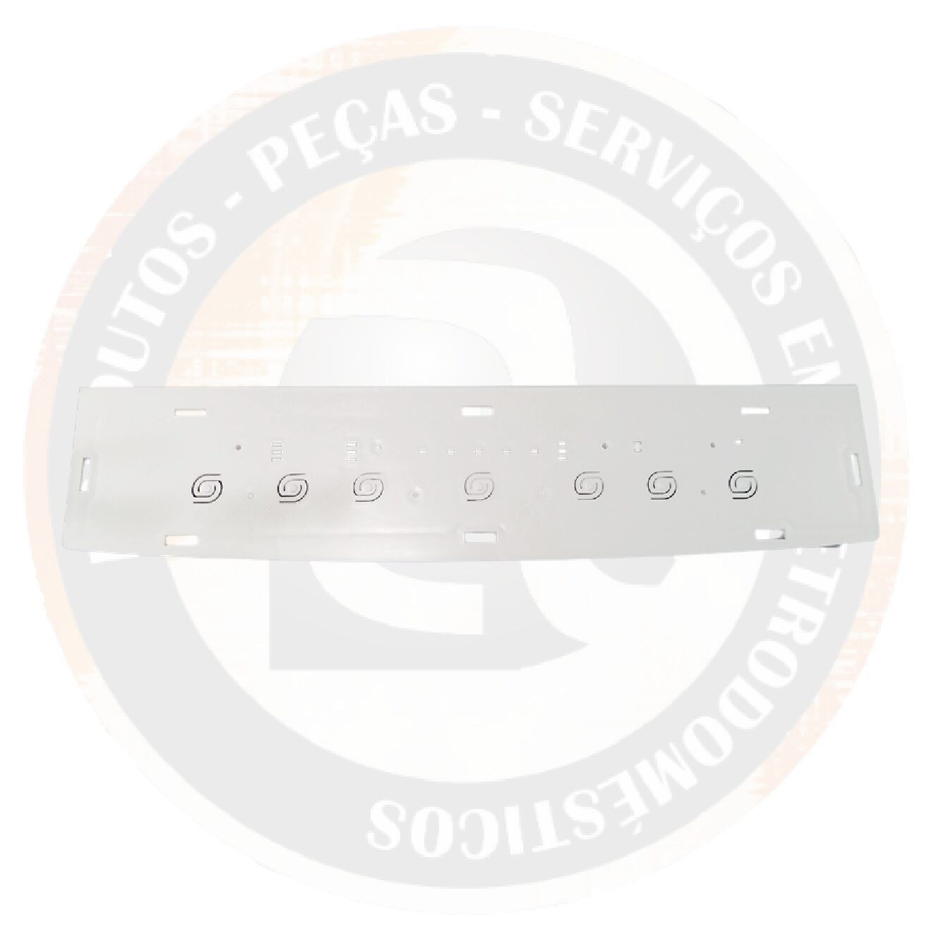 Suporte Plástico Do Painel De Controle Branco – Similar Brastemp