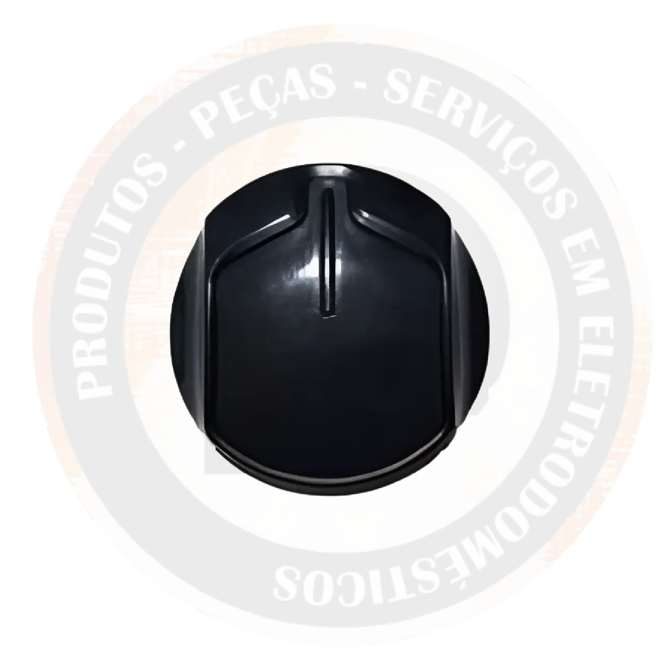 Botão Plástico Preto Do Timer – Original Suggar Lavamax e Lavamatic 10, 12, 13,14, 15,16,18 e 20,1kg