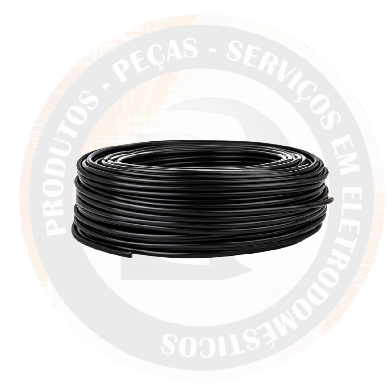 Cabo Elétrico PP 2 X 1,5mm Preto – Por Metro