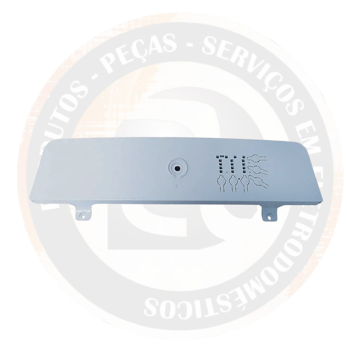 Suporte Plástico Do Painel De Controle Branco – Similar Brastemp / Consul